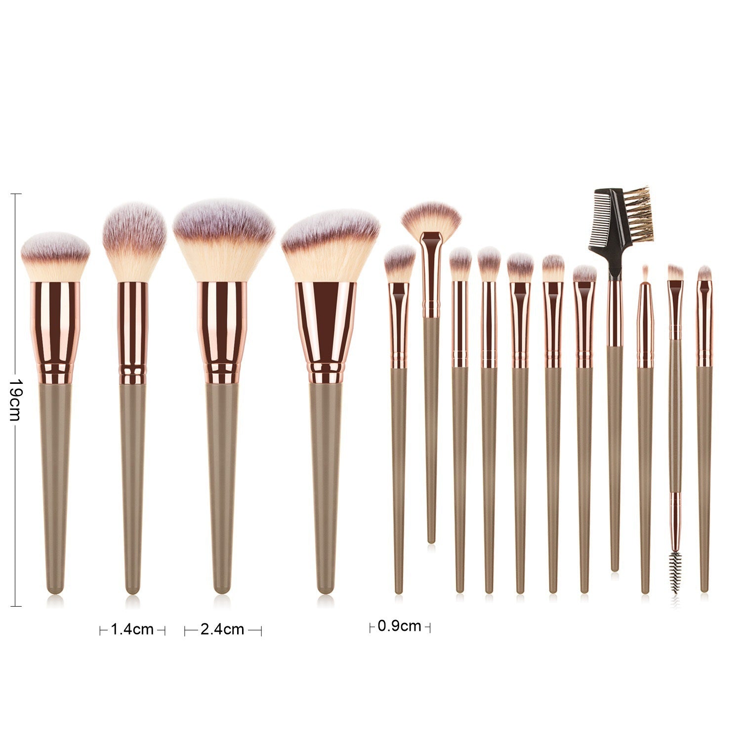 15-Piece Makeup Brush Set