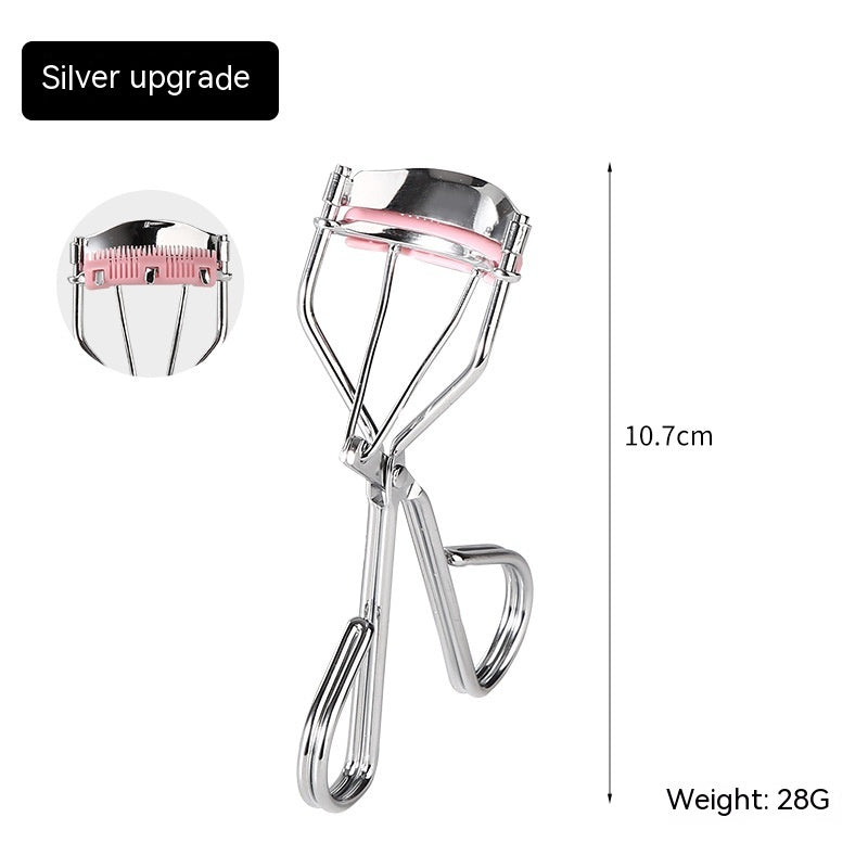 🧴 Natural Curling Eyelash Curler With Comb