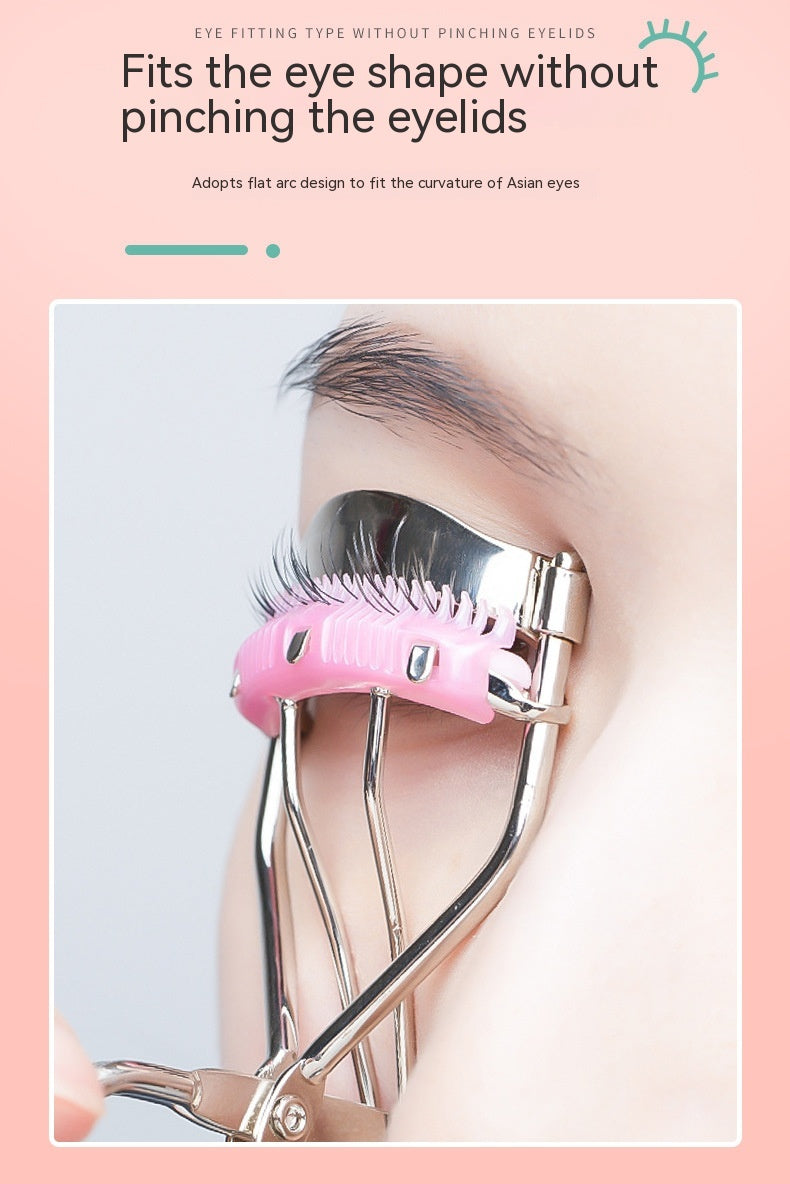 🧴 Natural Curling Eyelash Curler With Comb