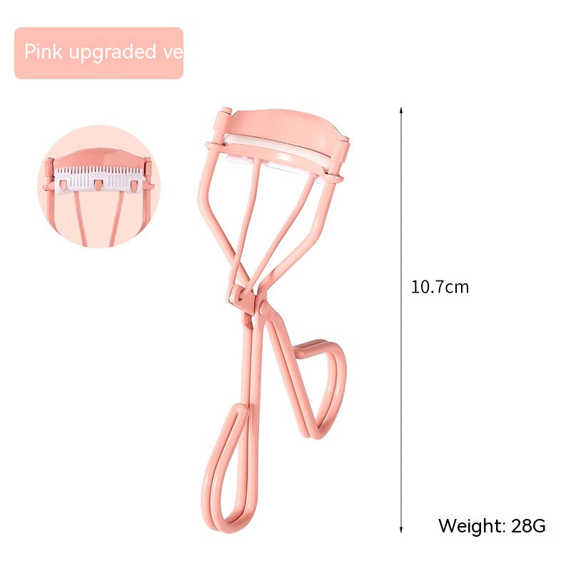 🧴 Natural Curling Eyelash Curler With Comb