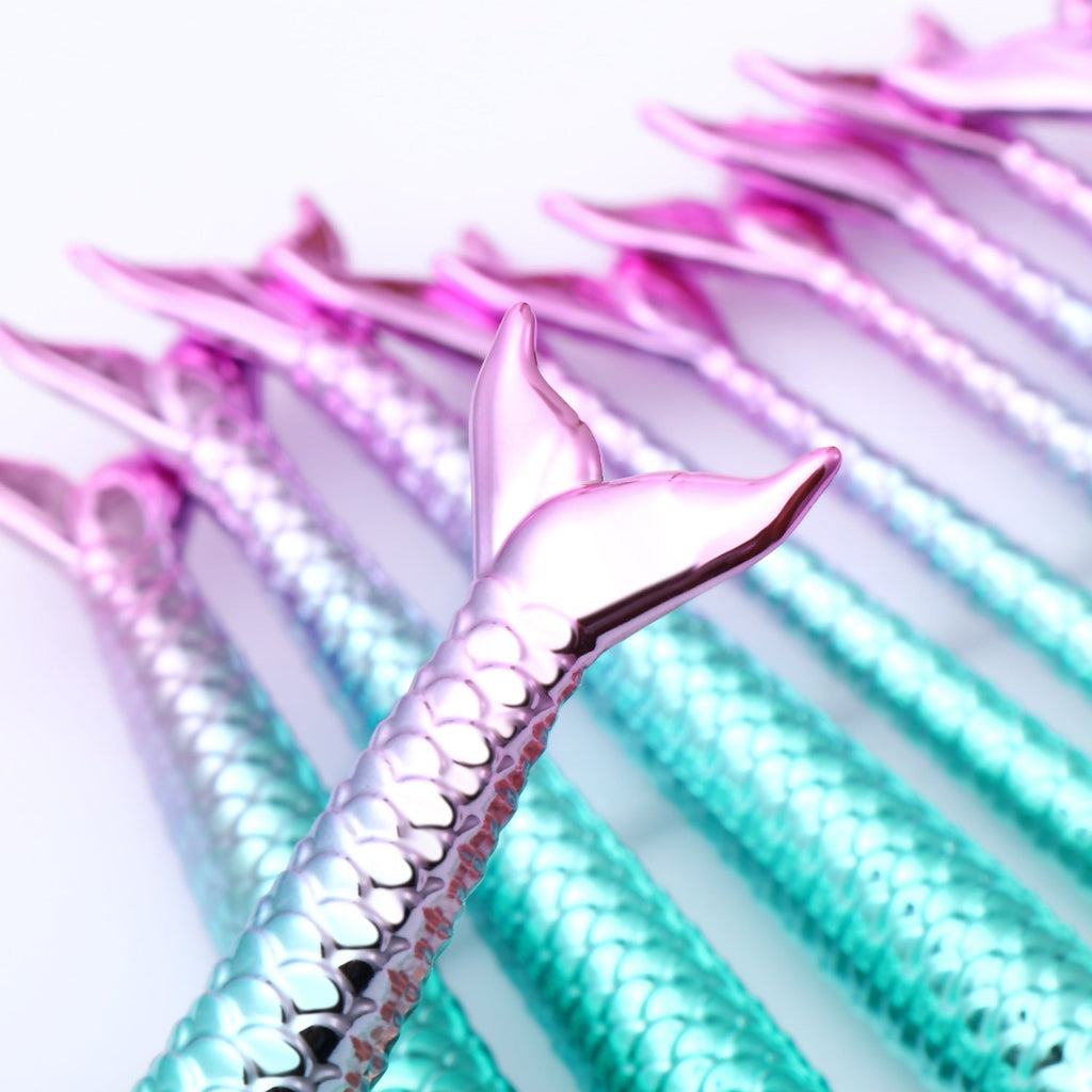 11PCS Mermaid Makeup Brush Set