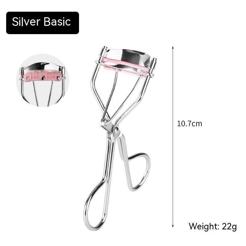 🧴 Natural Curling Eyelash Curler With Comb